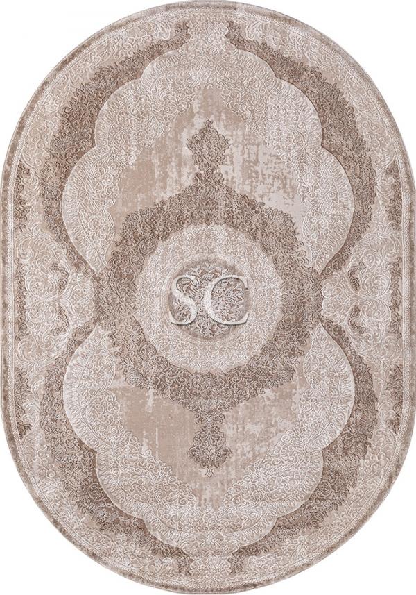 Ковер Armina 03880 brown/brown овал