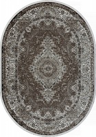 Ковер Dolce D414 brown овал