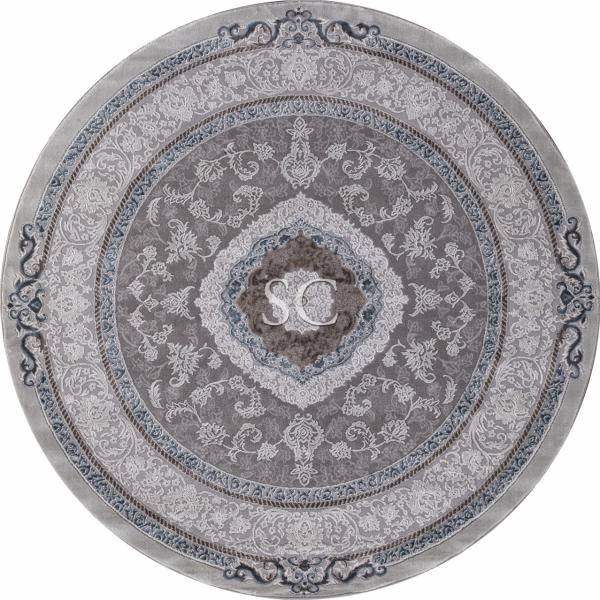 Ковер Armina 03874 blue/blue круг